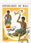 Sellos de Africa - Mali -  forjadores indigenas