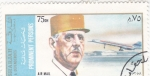 Stamps United Arab Emirates -  general Degaulle- avión Concorde