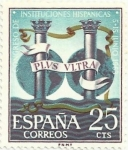 Stamps Spain -  CONGRESO DE INSTITUCIONES HISPÁNICAS. ALEGORIA CON COLUMNAS DE HÉRCULES. EDIFIL 1513