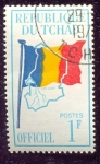 Stamps : Africa : Chad :  bandera