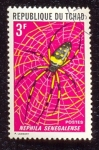 Stamps : Africa : Chad :  insectos