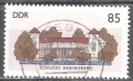 Stamps Germany -  Castillo de Schloss Rheinberg (DDR).
