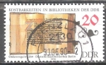 Stamps Germany -  Tesoros de Bibliotecas de la DDR.