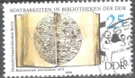 Stamps Germany -  Tesoros de Bibliotecas de la DDR.