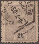 Stamps Portugal -  Carlos I   1895 2 1/2 reis