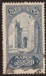 Stamps : Africa : Morocco :  Puerta de Chella, Rabat  1923 25 cents