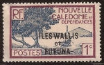 Stamps Oceania - Wallis and Futuna -  Mangrove Bay's Point en Nueva Caledonia  1930 1 cent