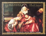 Stamps United Arab Emirates -  virgen con niño