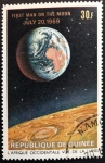 Stamps Guinea -  1º hombre en la luna