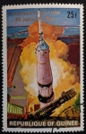 Stamps Guinea -  1º hombre en la luna