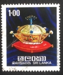 Sellos de Asia - Sri Lanka -  Corona Kandyan
