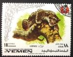Sellos de Asia - Yemen -  Leopardo