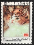 Stamps Yemen -  Gato doméstico 