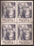 Stamps : Europe : Vatican_City :  XXV Aniversario Episcopado de Pio XII  1943 5 liras