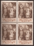 Stamps : Europe : Vatican_City :  XXV Aniversario Episcopado de Pio XII  1943 80 céntimos