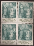 Stamps Vatican City -  XXV Aniversario Episcopado de Pio XII  1943 25 céntimos