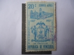 Stamps Venezuela -  Cuatricentenario de la Fundación de la Ciudad 1557-1957-Republica de Venezuela.
