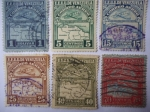 Stamps Venezuela -  E.E.U.U. de Venezuela - Mapa.