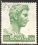 Stamps Italy -  Cabeza de San Jorge de Donatello