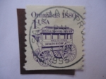 Sellos de America - Estados Unidos -  Omnibus 1880s.