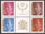 Stamps Spain -  Juan Carlos I  Serie Básica  1995 4 valores