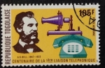 Stamps : Africa : Togo :  Centenario del teléfono 