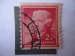 Stamps United States -  Thomas jefferson (1743-1826),Third president of the U.S.A.