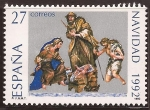 Stamps : Europe : Spain :  Navidad  1992 27 ptas
