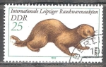 Stamps Germany -  International Leipzig Tobacciana Subasta (Visón)DDR.