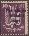 Stamps : Europe : Germany :  Frankfurt. Vuelos primavera  1925 AEREO 10 marcos