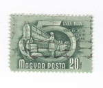 Stamps Hungary -  Plan anual de la industria textil