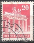 Stamps Germany -  Puerta de Brandemburgo.Zona de Ocupación aliada general.