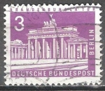 Sellos de Europa - Alemania -  Puerta de Brandenburgo.
