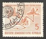 Stamps Germany -  293 - 10 carrera ciclista internacional de la Paz 