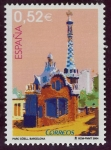 Stamps Spain -  ESPAÑA - Trabajos de Antoni Gaudí 