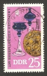Stamps Germany -  1925 - Feria de Leipzig, artesania del vidrio y madera 
