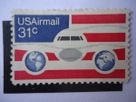 Stamps United States -  Estados Unidos - Air Mail - USA.