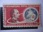 Stamps United States -  100 Aniversario de la Primera Conferencia Postal Internacional-Paris 1863.