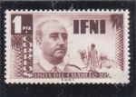 Stamps Morocco -  visita del caudillo-IFNI