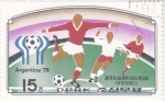 Stamps North Korea -  mundial de Argentina