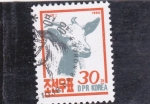 Stamps North Korea -  cabra