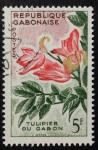 Sellos del Mundo : Africa : Gabon : Tulipán africano