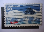 Stamps United States -  Tratado Antartico - 1961.
