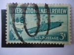 Sellos de America - Estados Unidos -  Festival de Jamestown-Opinión Naval Internacional - 1607-1957.