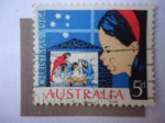 Stamps Australia -  Navidad - Christmas 1964