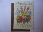 Stamps Australia -  Pensando en Tí - Thinking of you.