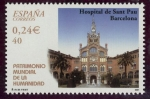Sellos de Europa - Espa�a -  ESPAÑA - Palau de la música catalana y hospital de San Pau, Barcelona
