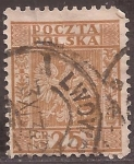 Stamps Poland -  Escudo de armas  1932 25 grosz