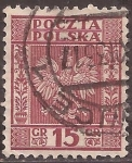 Sellos de Europa - Polonia -  Escudo de Armas  1933 15 grosz