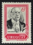 Sellos de America - Uruguay -  Thomas Berreta